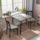 Furniture of America Zath Industrial Metal Compact 3-piece Dining Set - Thumbnail 17
