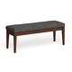 Hawthorne Upholstered Espresso Finish Bench by iNSPIRE Q Bold - Thumbnail 9