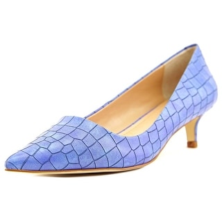 Charles By Charles David Drew Women Pointed Toe Leather Blue Heels