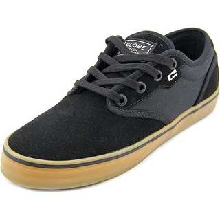 Globe Motley Men Round Toe Suede Black Skate Shoe