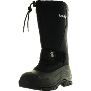 Kamik Mens Greenbays4 Waterproof Snow Boots - Black