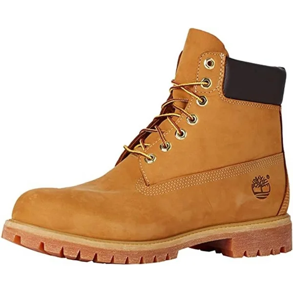 Timberland Men's 10061 6-Inch Wide Premium Boots,Wheat Nubuck