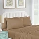 preview thumbnail 34 of 103, ﻿Superior 1200 Thread Count Egyptian Cotton Solid Bed Sheet Set California King - Taupe