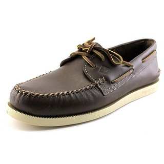 Sperry Top Sider A/O 2-Eye Wedge Leather Moc Toe Leather Boat Shoe
