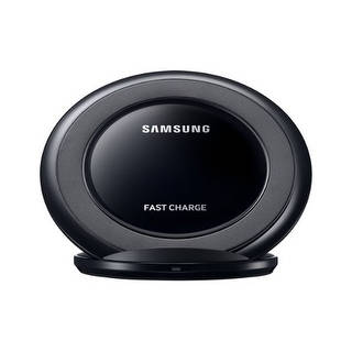 Samsung Fast Charge Wireless Charging Stand W/ AFC Wall Charger, Black,Open Box