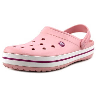 Crocs Crocband Men Round Toe Synthetic Pink Clogs