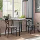 Furniture of America Zath Industrial Metal Compact 3-piece Dining Set - Thumbnail 16