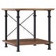 Myra Vintage Industrial Modern Rustic End Table by iNSPIRE Q Classic - Thumbnail 7