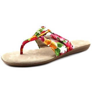 Aerosoles Chlairvoyant Women Open Toe Canvas Multi Color Thong Sandal