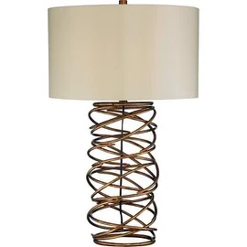 Quoizel Q2320T Signature 1 Light 30" Tall Accent Table Lamp with Fabric Drum Sha