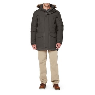 The North Face Mchaven Parka X-Large Graphite Gray Hooded Down Fill Coat