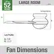 Hunter 52" Dempsey Low Profile Ceiling Fan with LED Light Kit and Handheld Remote - Thumbnail 47