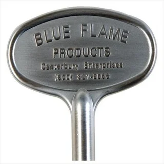 Blue Flame BF.KY.06 Gas Valve Key, 3", Satin Chrome
