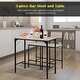 Carbon Loft Padrad Industrial Counter Height 3-piece Dining Set - Thumbnail 6