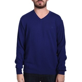 Valentino Men's V-Neck Sweater Blue