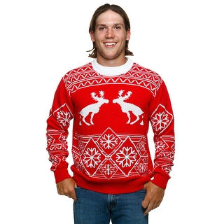 Pooping Moose Ugly Christmas Sweater