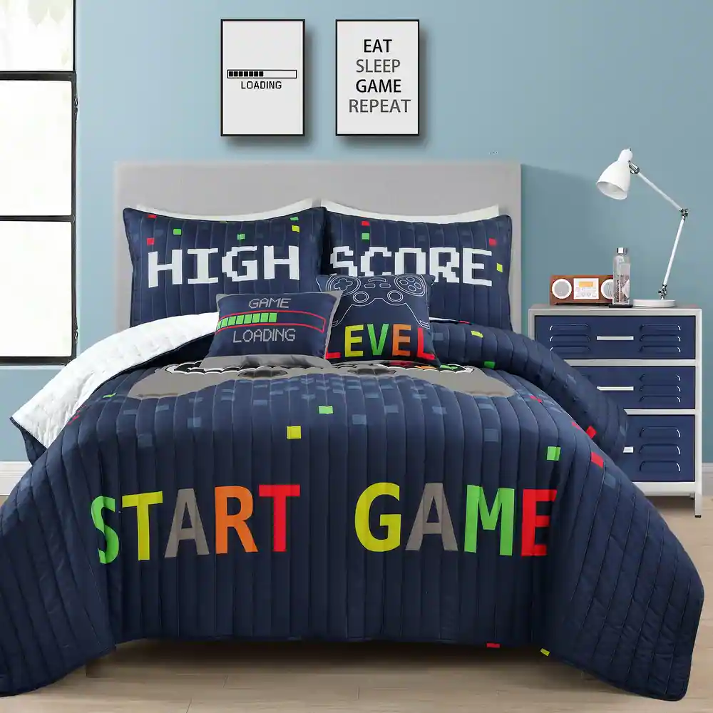 Lush Decor Video Games Kids 5-piece Quilt Set