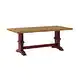 Thumbnail 11, Eleanor Two-tone Rectangular Solid Wood Top Dining Table by iNSPIRE Q Classic. Changes active main hero.