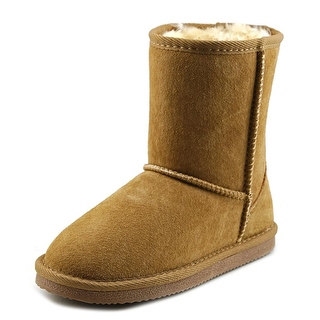 Lamo Kids Classic Boot Youth Round Toe Suede Tan Winter Boot