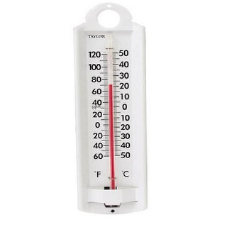 Taylor 5135N Indoor And Outdoor Thermometer, Aluminum