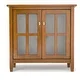 WYNDENHALL Norfolk SOLID WOOD 32 inch Wide Rustic Low Storage Cabinet - 32"w x 14"d x 31" h - Thumbnail 26
