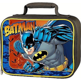 Thermos Batman Insulated Lunch Kit, Black, 10x7.5x3 Inches