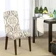 Thumbnail 16, HomePop Suri Curved Top Parson Dining Chair - Set of 2. Changes active main hero.