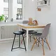 Plastic Eiffel Dining Chairs with Wood Dowel Legs (Set of 2) - Thumbnail 12