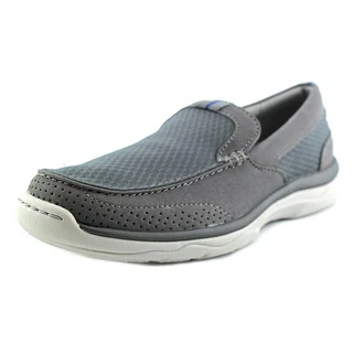 Clarks Narrative Marus Step Men Round Toe Synthetic Gray Loafer