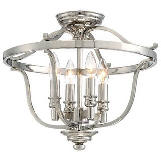 Minka Lavery 3296-613 4 Light Flush Mount Ceiling Fixture from the Audrey's Point Collection