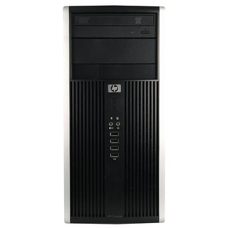HP 6000 Pro Computer Tower Intel Core 2 Duo E8400 3.0G 8GB DDR3 1TB Windows 7 Pro 1 Year Warranty (Refurbished) - Black