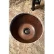 Thumbnail 5, Premier Copper Products BR16DB3 16-inch Round Hammered Copper Prep Sink w/ 3.5-inch Drain Opening. Changes active main hero.