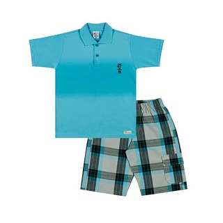 Boys Set Polo Shirt and Shorts Kids Outfit Pulla Bulla Sizes 2-10 Years