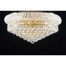 Swarovski Crystal Trimmed Chandelier Lighting Flush Empire15x 24
