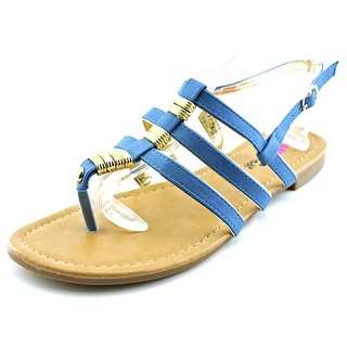 Dollymix Ella-40 Women Open-Toe Synthetic Blue Slingback Sandal