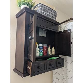 Lydia Wall Cabinet- Espresso