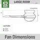 Hunter 52" Dempsey Low Profile Ceiling Fan with LED Light Kit and Handheld Remote - Thumbnail 18