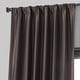 Faux Silk Taffeta Solid Blackout Single Curtain Panel - Thumbnail 11