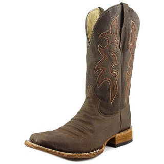 Circle G by Corral L5099 Men Square Toe Leather Brown Western Boot