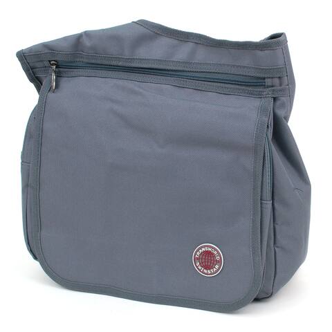 Messenger Bag Cross Body Organizer Briefcase Medium Size Multiple Pockets Purse - One Size