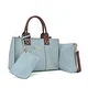 Dasein 3PCS Middle Studded Tote Handbag with Detachable Organizer Bag - Thumbnail 15