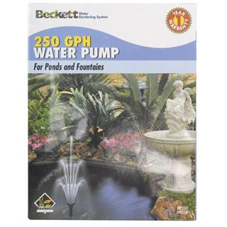 Beckett 7300310 Pond & Fountain Pump, 250 GPH