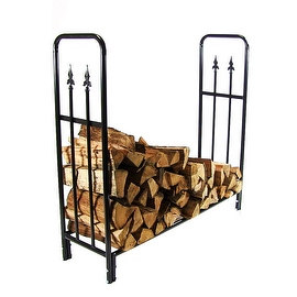 Sunnydaze Decorative Firewood Log Rack - Multiple Sizes