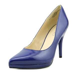 Nine West Oh Em Gee Women Pointed Toe Synthetic Blue Heels