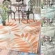 nuLOOM Modern Floral Outdoor/ Indoor Porch Area Rug - Thumbnail 12