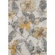 Thumbnail 2, Momeni Luxe Polyester Blend Floral Area Rug. Changes active main hero.
