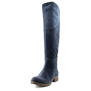 Lucky Brand Harleen Round Toe Suede Over the Knee Boot