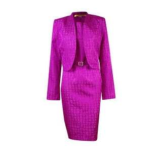 Kasper Women's Belted Sophisticated Jacket & Dress Set