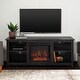 Thumbnail 3, Porch & Den Roosevelt Black 58-inch Fireplace TV Stand Console. Changes active main hero.