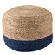 The Curated Nomad Camarillo Modern Cylindrical Shape Jute Pouf - Thumbnail 11